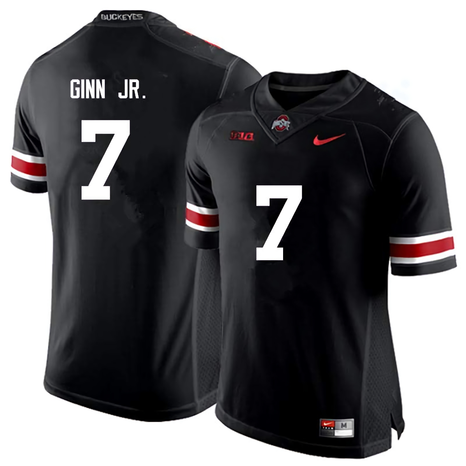 Ted Ginn Jr. Ohio State Buckeyes Men's NCAA #7 Nike Black College Stitched Football Jersey VKG7256UR
